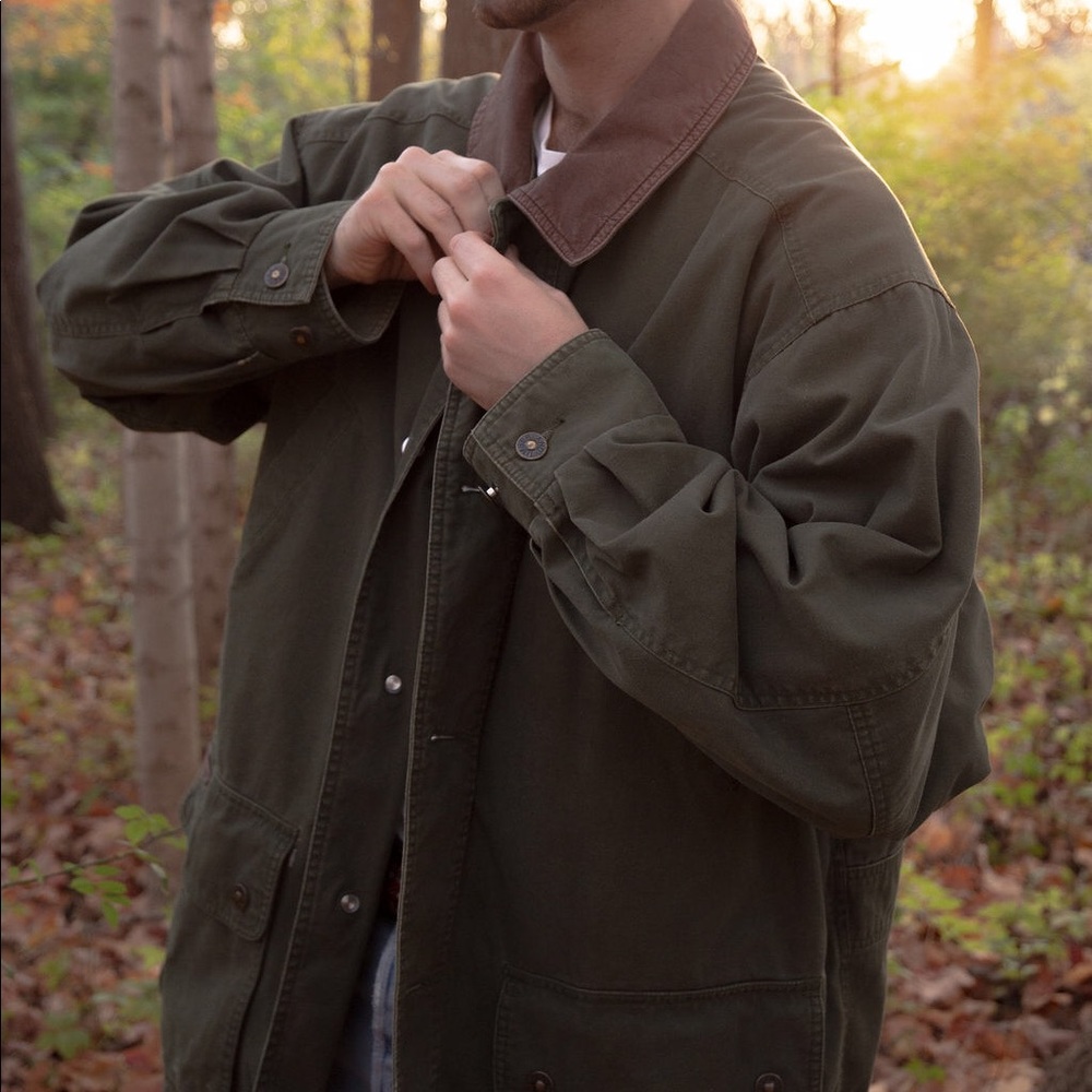 Mens green Timberland coat